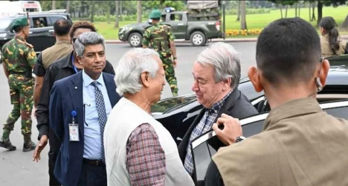 বাংলাদেশের পাশে থাকার ঘোষণা দিলেন জাতিসংঘের মহাসচিব