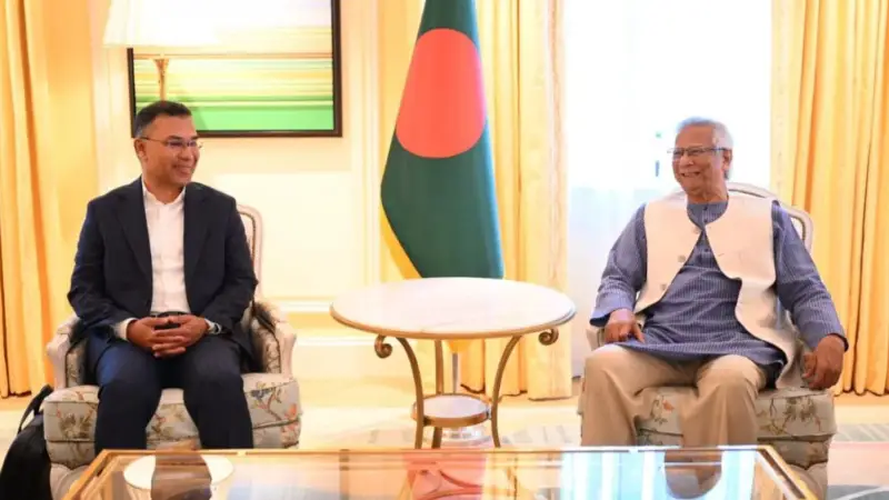 ড.ইউনূস-তারেক রহমানের বৈঠকে, জাতীয় সংসদ নির্বাচন নিয়ে চূড়ান্ত সিদ্ধান্ত গ্রহণ!